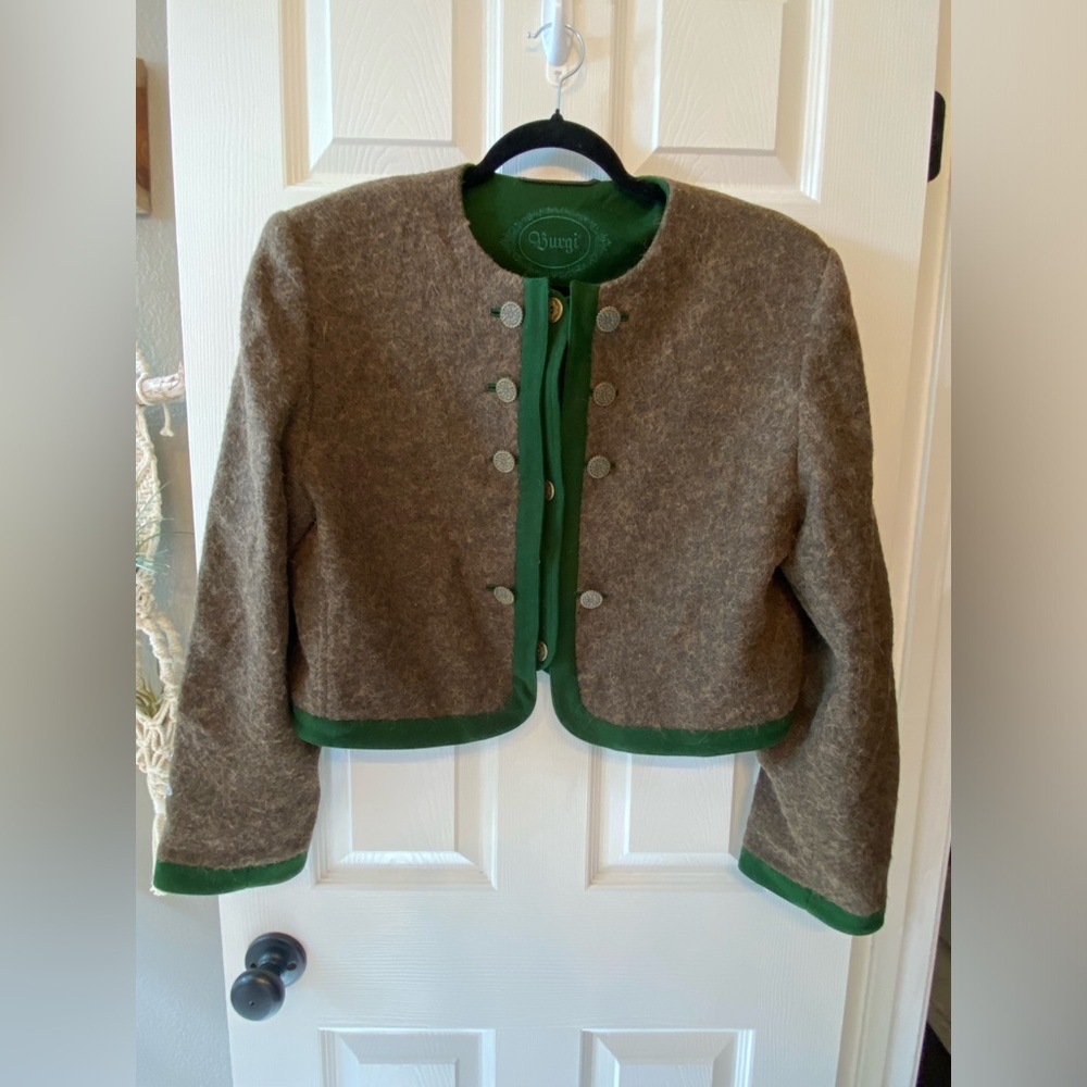 Burgi Vintage 80-90’s rare wool jacket